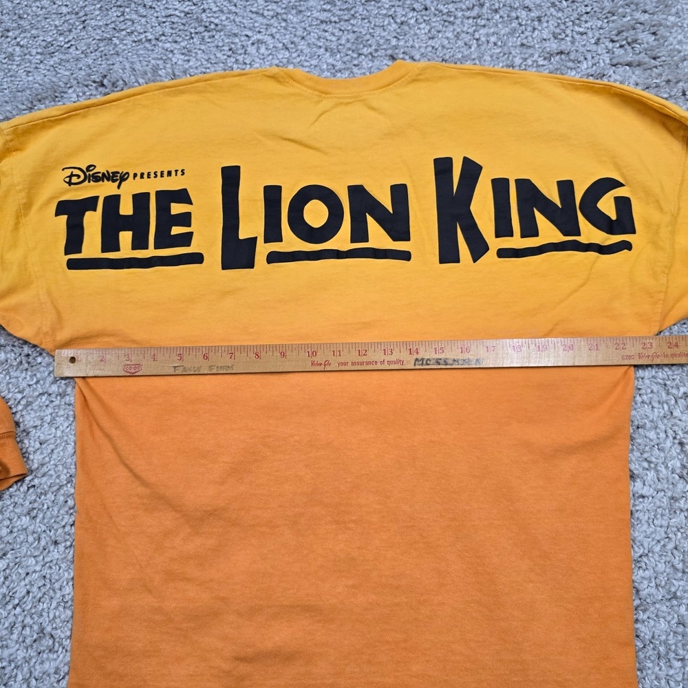 Disney Spirit Jersey Lion King Small Orange Ombre Puff Print Musical Broadway - Picture 6 of 10